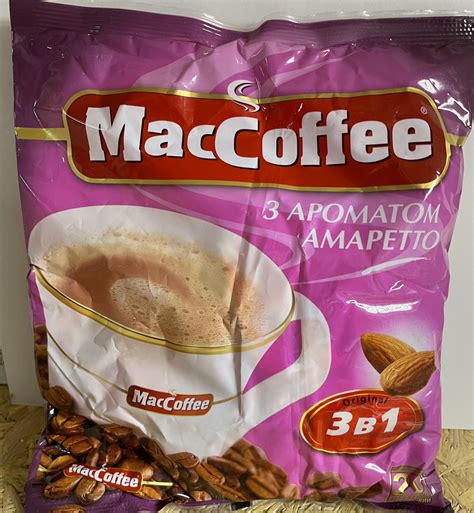 Купить Кофе 3 в 1 Мaccoffee Маккофе с ароматом Амаретто цена 105