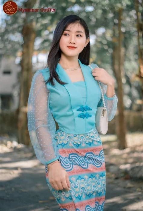 Пин от пользователя အမုန္း သမီး на доске Myanmar Traditional Dress