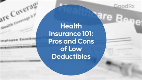 Health Insurance 101 Should I Get A Low Deductible Plan GoodRx