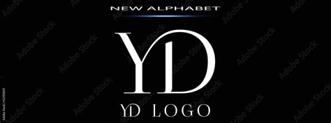 Monogram Yd Logo Abstract Fashion Font Alphabet Minimal Modern Urban