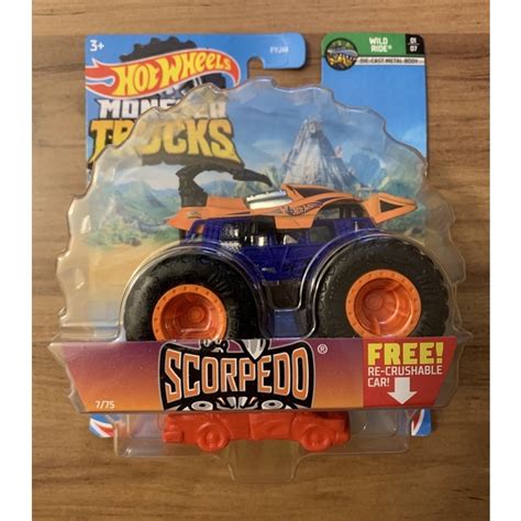 Hot Wheels Monster Trucks Scorpedo Shopee Brasil