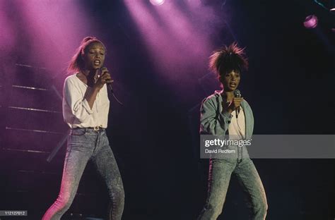 Mel And Kim Sisters Melanie Appleby And Kim Appleby During A News