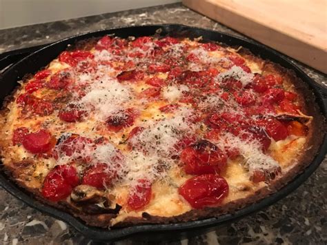 Cauliflower Deep Dish Pizza Jim Cooks Food Good