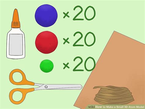 3 Ways To Make A Small 3d Atom Model Wikihow