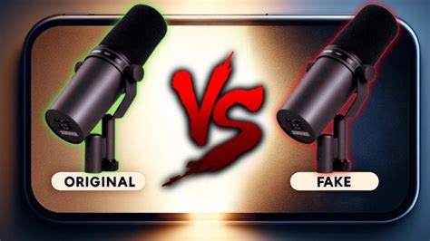 Shure SM7B Original X Fake ANALISE DETALHADA YouTube