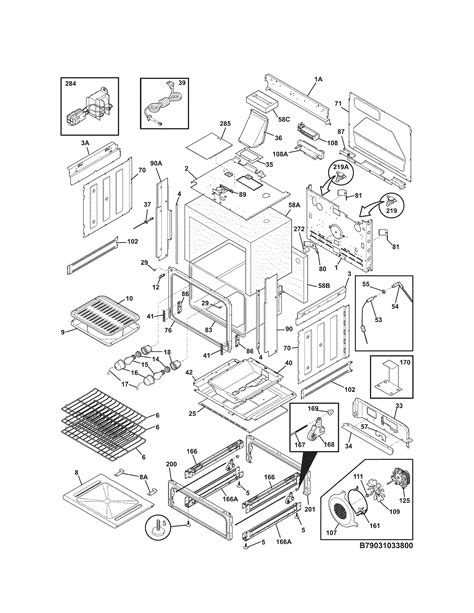 Kenmore Gas Range Parts Diagram