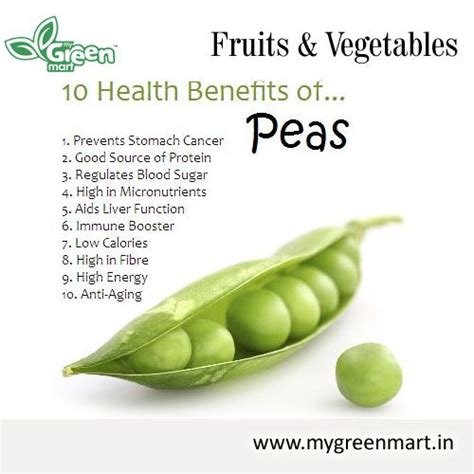 10 Health Benefits Of Peas Benefits Of Peas Food Micronutrients