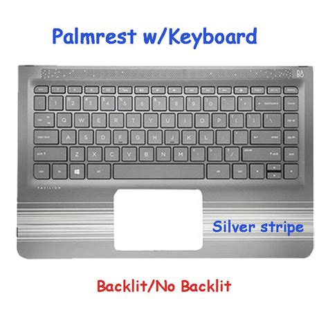 Palmrest W Backlit Keyboard For HP Pavilion X360 13 U 13T U M3 U TPN