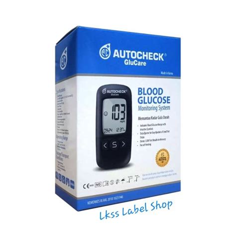 Jual Alat Test Gula Darah Autocheck Glucare Glucose Alat Saja