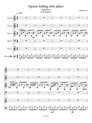 Free sheet music: Jigsaw Falling Into Place- by Radiohead, Play and ...