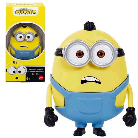 Figura Boneco Minions Otto 10cm Meu Malvado Favorito Mattel Submarino