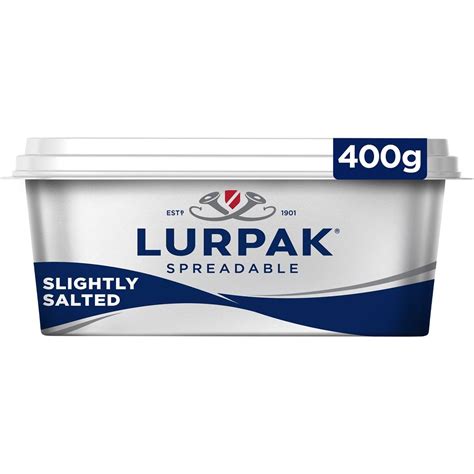 Calories In Lurpak Spreadable Slightly Salted Calcount