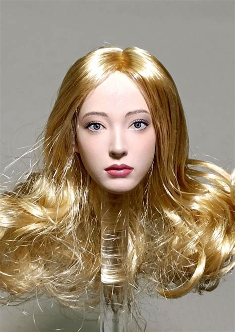 HOT STUFF Flaming Toys Asian Beauty Head Sculpture