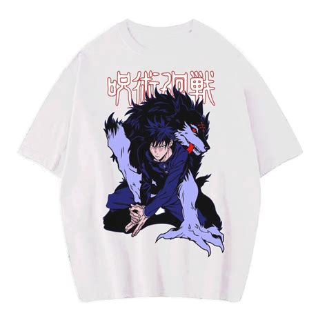 Jual Patternmerch Jujutsu Kaisen Megumi Fushiguro And Wolf Oversized