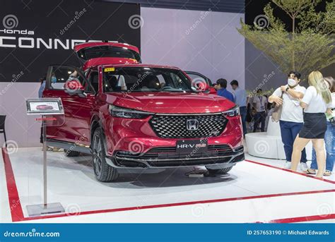 Metro Manila Philippines A New Red 2023 Honda HR V RS On Display At