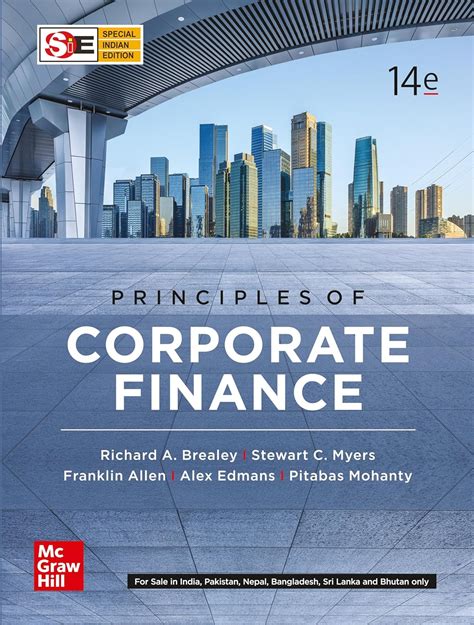 Principles Of Corporate Finance 14th Edition Richard A Brealey