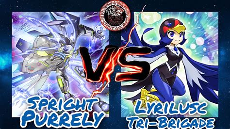 Purrely Spright Vs Tri Brigade Lyrilusc Yu Gi Oh Live Match Local