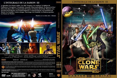 Jaquette Dvd De Star Wars The Clone Wars Saison Custom Cin Ma Passion