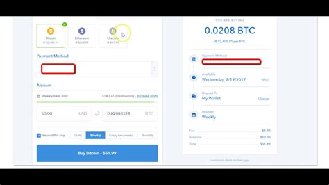 How To Setup A Recurring Ethereum Or Litecoin Purchase On Coinbase