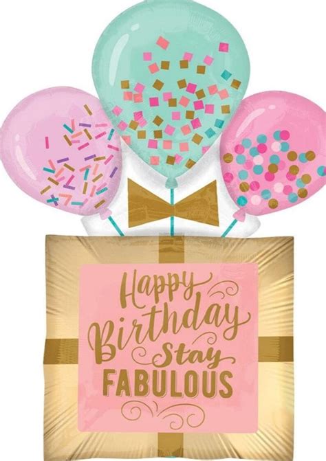 Deluxe Happy Birthday Stay Fabulous Birthday T 32 Etsy