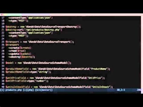 Getting Started With Kendo Ui Php Wrappers Part Youtube