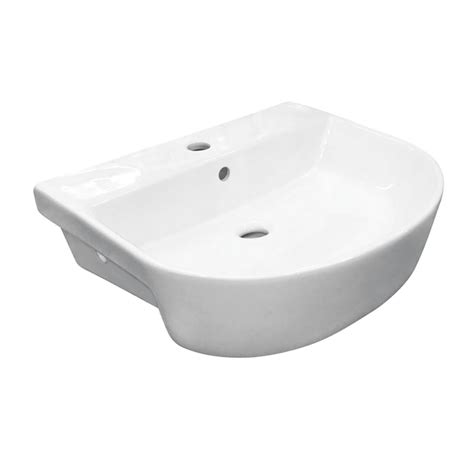 Rt 560mm Semi Recessed Basin Hv Bathrooms