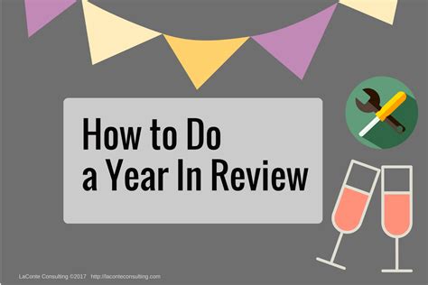 How To Do A Year In Review Laconte Consulting