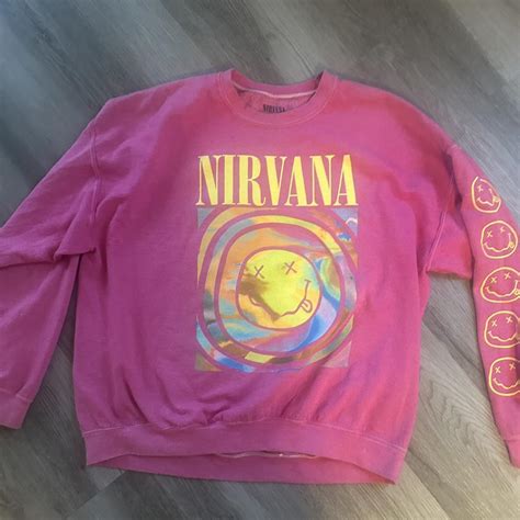 Urban Outfitters Nirvana Oversized Crewneck Depop