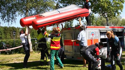 Tödlicher Badeunfall am Haslacher See Bilder