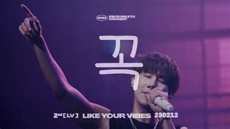 4K 230212 김성규 콘서트 LV LIKE YOUR VIBES 꼭 FANCAM YouTube