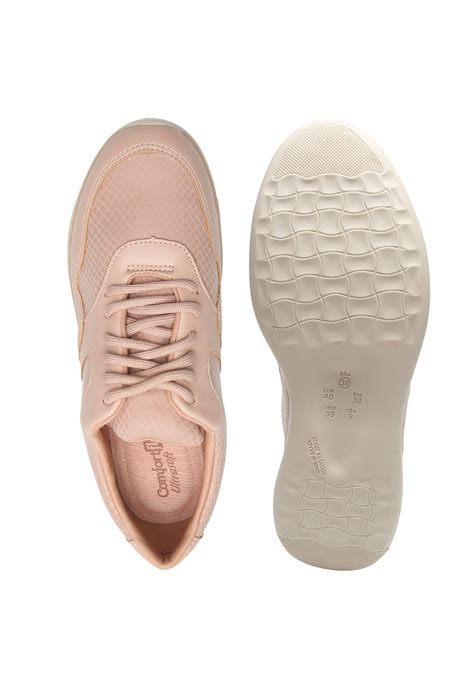 Tênis Comfortflex Liso Nude Compre Agora Dafiti Brasil