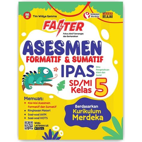 Jual Buku Soal Faster Asesmen Formatif Dan Sumatif Ipas Sd Mi Kelas