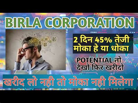 BIRLA CORPORATION SHARE क POTENTIAL दख BIRLA CORPORATION SHARE