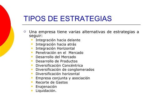 Tipos De Estrategias