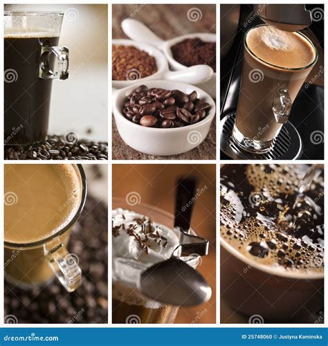 Coffee Collage Stock Photo - Image: 25748060