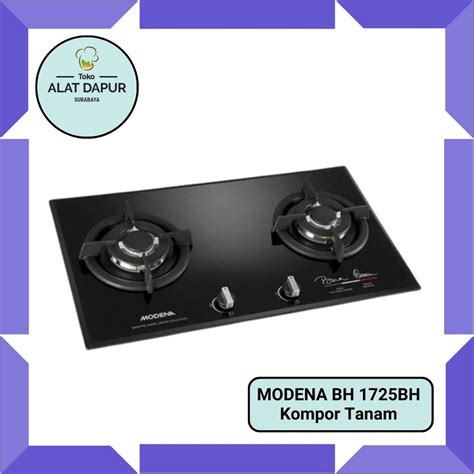 Jual Kompor Tanam Modena 2 Tungku BH 1725 BH1725 Crista Gas Hob 73cm