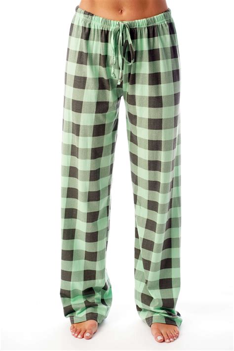 Just Love Just Love Women Buffalo Plaid Pajama Pants Sleepwear Mint