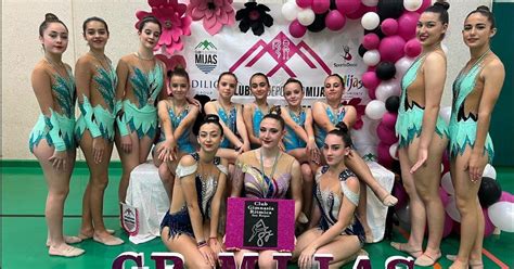 Gimnasia Rítmica San Roque se cuelga tres medallas en el torneo de