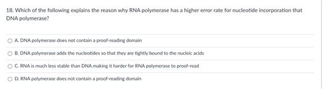 Solved 18. Which of the following explains the reason why | Chegg.com 
