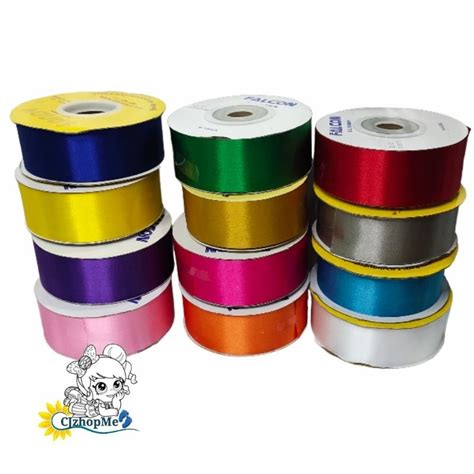 Satin Ribbon DIY Decorations Gift Packaging Plain Satin 4cm PER YARD