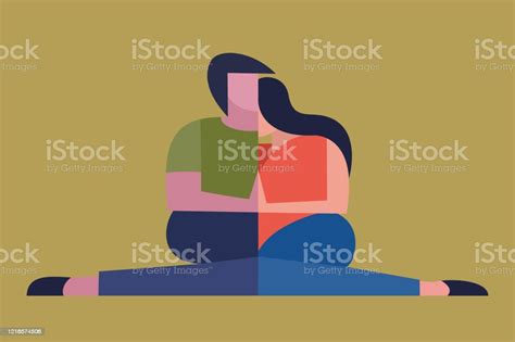 Illustration Of A Happy Loving Couple Stock Illustration Download