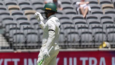 Pak Vs Aus Usman Khawaja Wears Black Armband To Register Protest