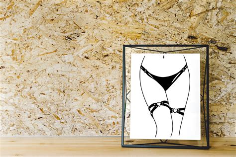 Erotic Art Harness Art Bondage Art Line Drawing Rope Etsy