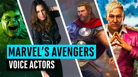 Marvels Avengers The Voice Actors Behind The Characters Youtube