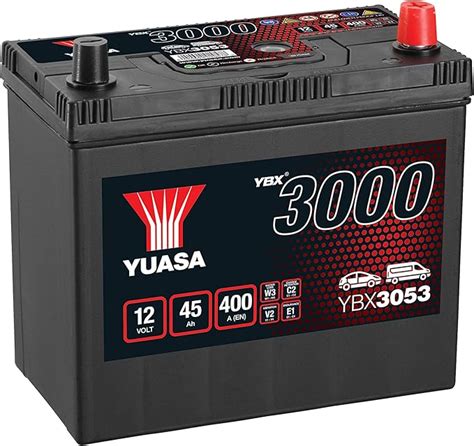 Yuasa YBX3053 12V 45Ah 400A SMF Batteri Amazon Se Fordon