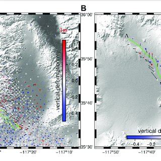 Three Dimensional D Coseismic Displacements In The Ridgecrest