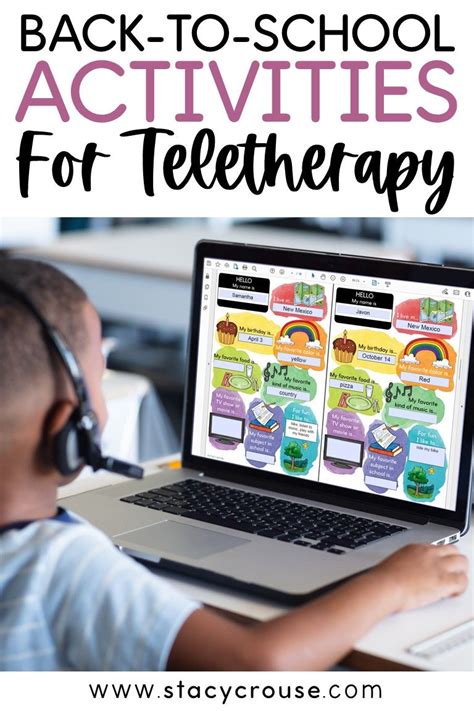 Teletherapy Resources For Speech Language Therapy Artofit