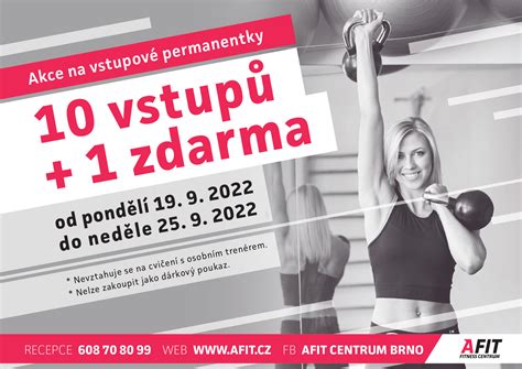 Akce Na Vstupov Permanentky Fitness Centrum Afit