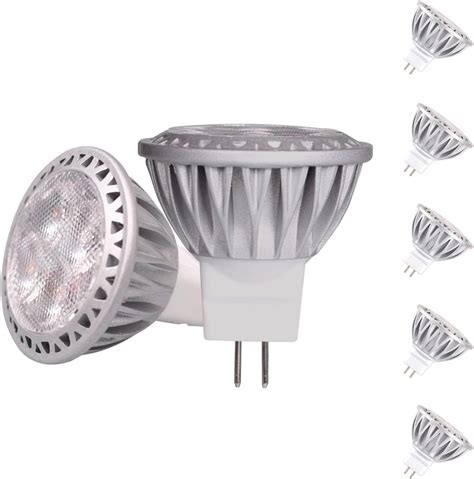 Gohdlamp Gu4 Led Bulbs Warm White Aluminum Plastic 2700k Mr11 Led Bulb 6 Pack12v 250lm Mr11 Led