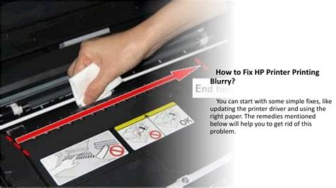 Ppt How To Fix Hp Printer Printing Blurry Issue Powerpoint